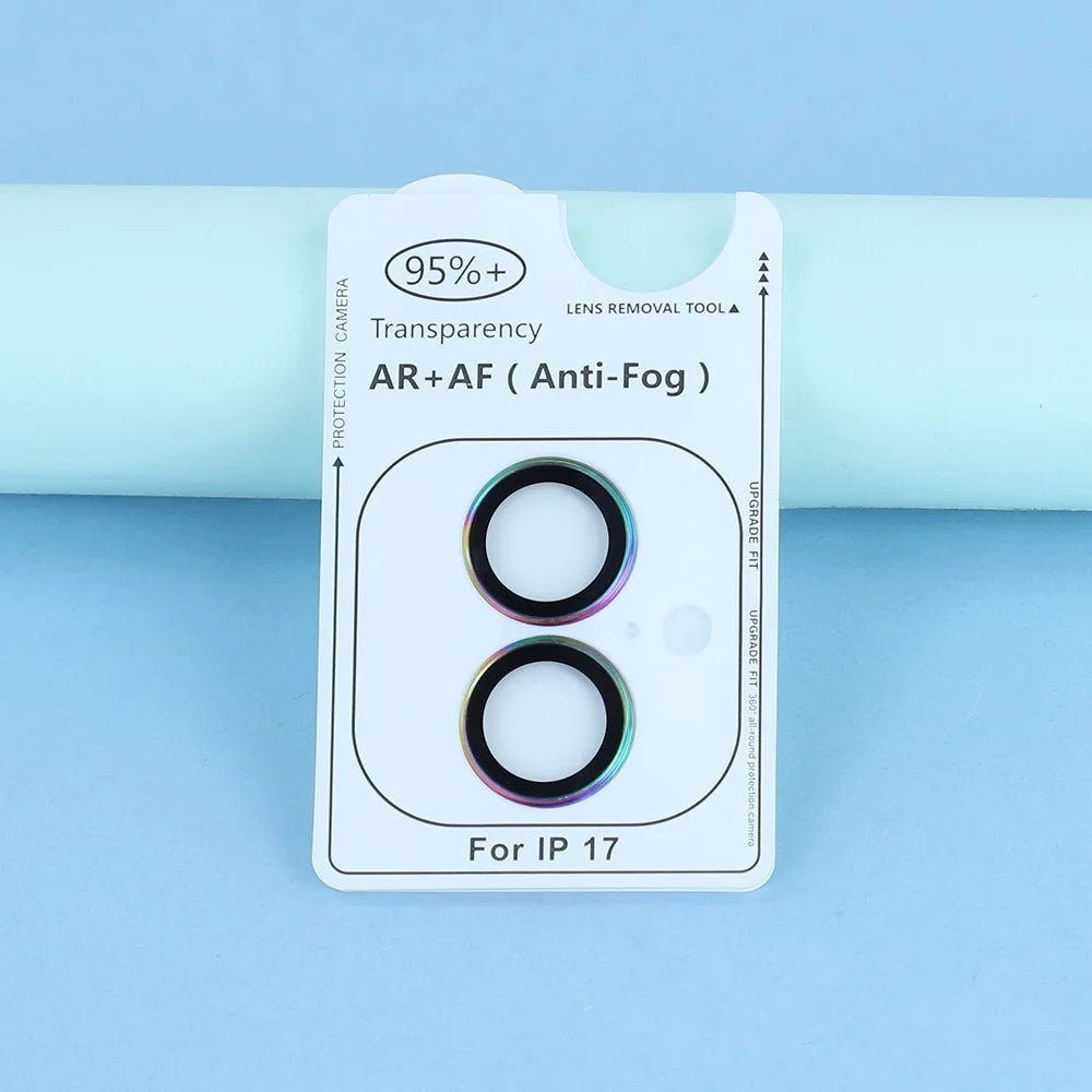 For iPhone 17 Camera Lens Protector Electroplating Ultra HD Tempered Glass Lens Film - Multi-Color - 4