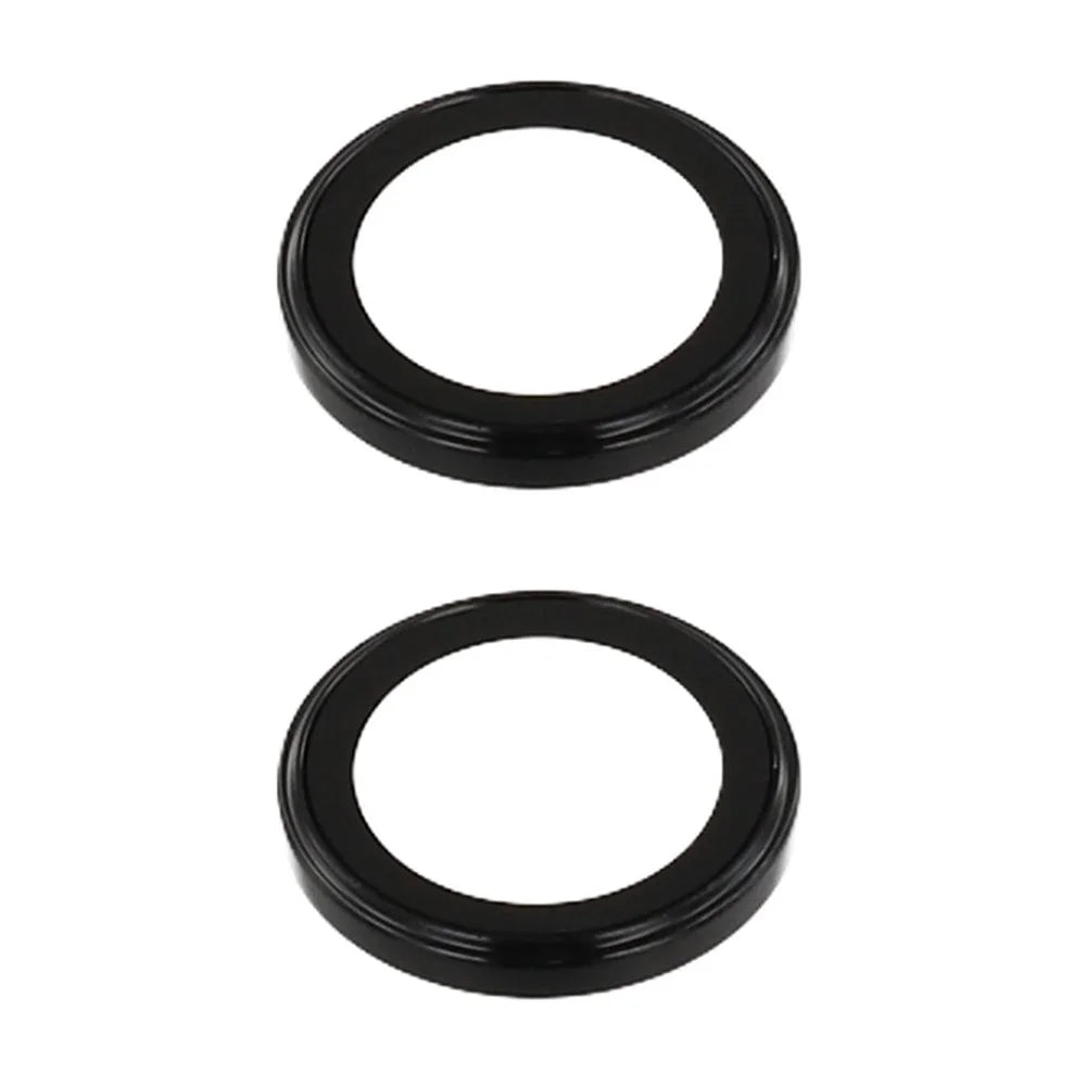For iPhone 17 Camera Lens Protector Electroplating Ultra HD Tempered Glass Lens Film - Black - 2