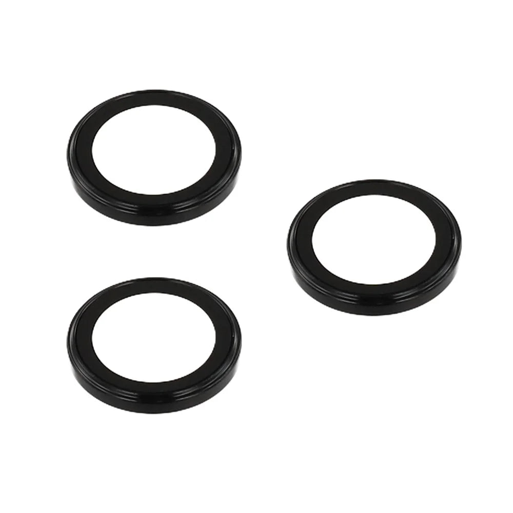 For iPhone 17 Pro / 17 Pro Max Camera Lens Protector Electroplating Ultra HD Tempered Glass Lens Film - Black - 2