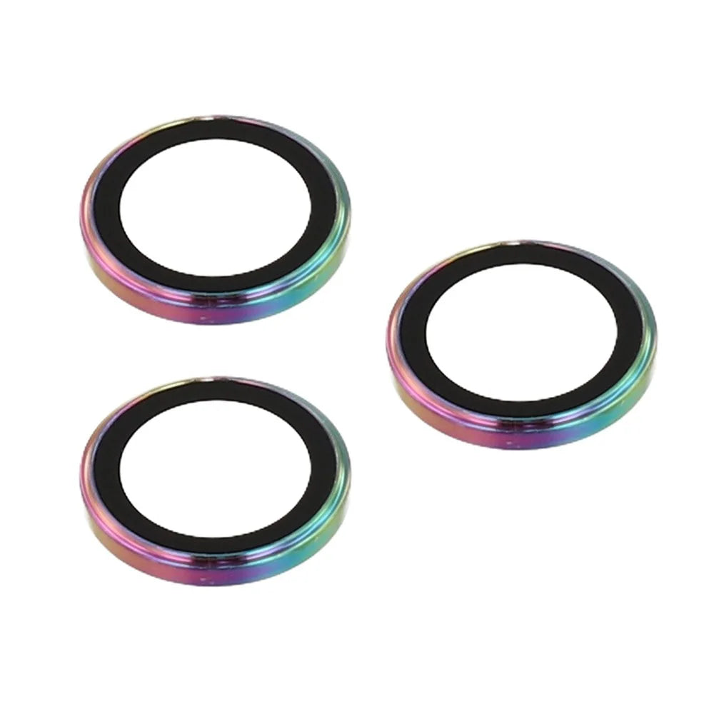For iPhone 17 Pro / 17 Pro Max Camera Lens Protector Electroplating Ultra HD Tempered Glass Lens Film - Multi-Color - 2