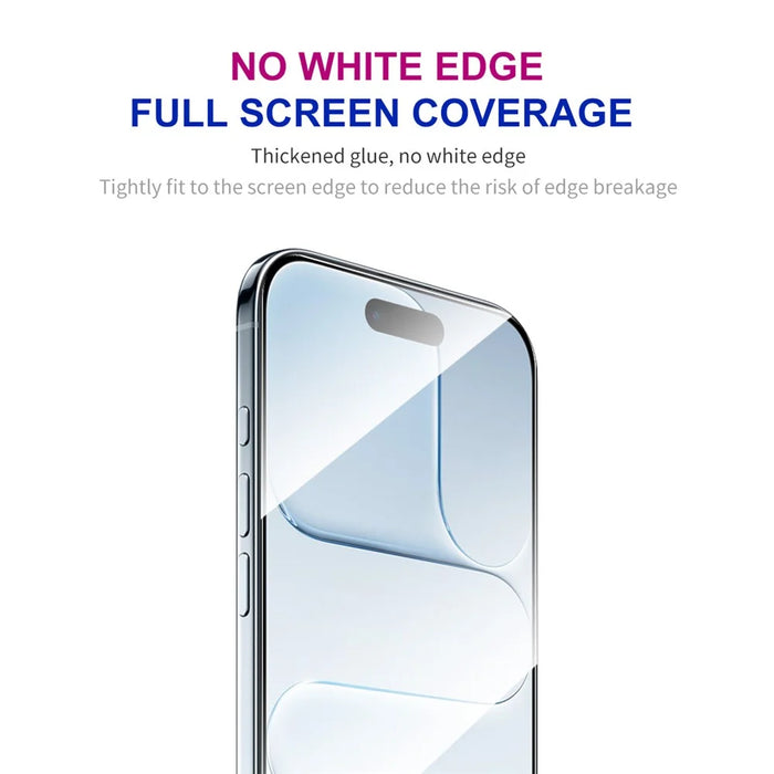 ENKAY HAT PRINCE For iPhone Air Screen Protector   9H Silk Printing Thick Glue 0.26mm Tempered Glass - Transparent - 2