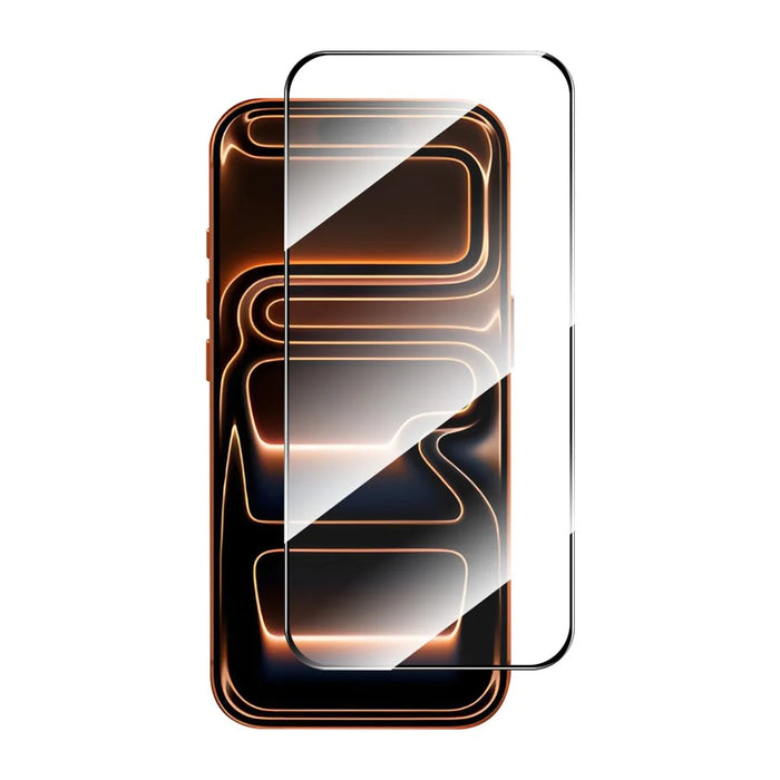 ENKAY HAT PRINCE For iPhone 18 Pro / 17 Pro Screen Protector 9H Silk Printing Thick Glue 0.26mm Tempered Glass - Transparent - 1