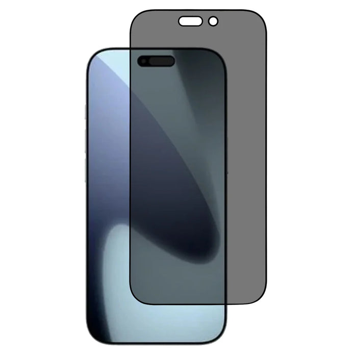 For iPhone 17 Privacy Screen Protector Full Coverage Anti Spy Tempered Glass Film Silk Printing - 1