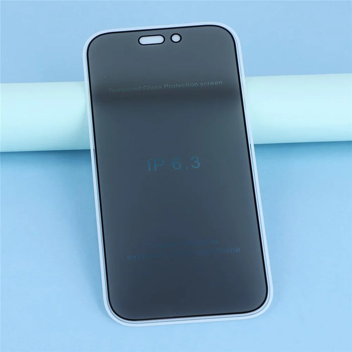 For iPhone 17 Privacy Screen Protector Full Coverage Anti Spy Tempered Glass Film Silk Printing - 4