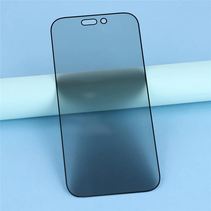 For iPhone 17 Privacy Screen Protector Full Coverage Anti Spy Tempered Glass Film Silk Printing - 5