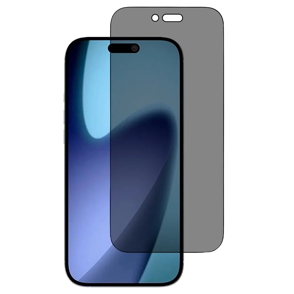 For iPhone Air Privacy Screen Protector Full Coverage Anti Spy Tempered Glass Film Silk Printing - 1