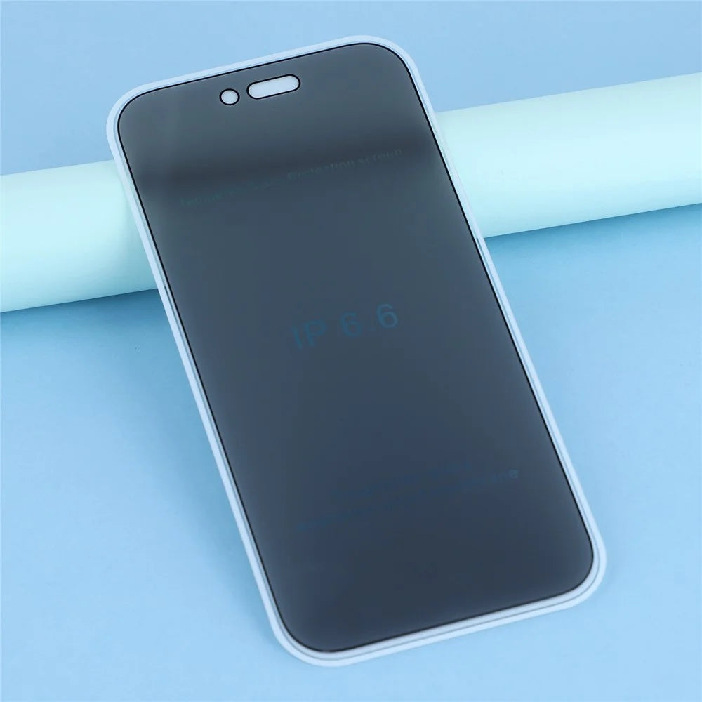 For iPhone Air Privacy Screen Protector Full Coverage Anti Spy Tempered Glass Film Silk Printing - 4