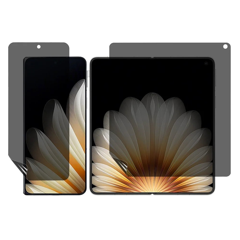 For Oppo Find N5 5G Anti-Spy Screen Protector PET Matte Front and Back Screen Film - 1
