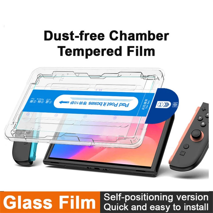IMAK For Nintendo Switch 2 Screen Protector Handheld Console Dust-Free Tempered Glass Film - 3