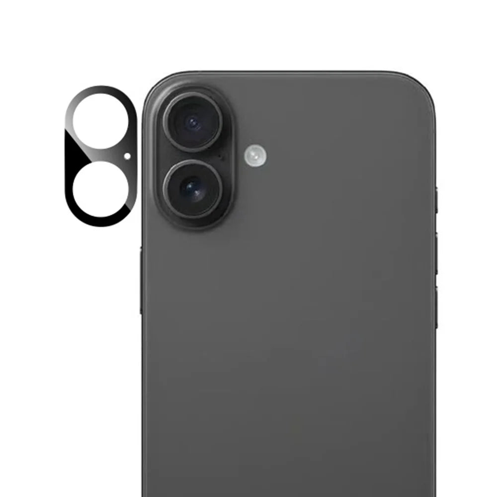 RURIHAI For iPhone 17 Camera Lens Protector High Aluminium Silicon Glass Silk Printing Lens Film - 1