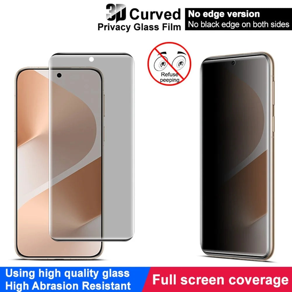 IMAK Anti Spy Screen Protector For Huawei Pura 80 Pro / Pura 80 Pro+ / Pura 80 Ultra , Tempered Glass Film (No Edge Version) - 4