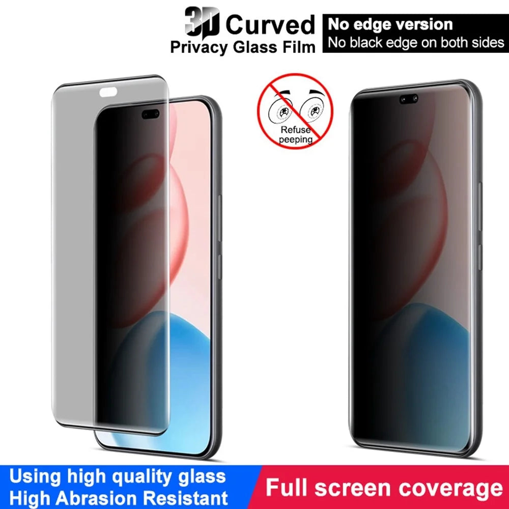 IMAK For Honor 400 Pro 5G (Global) Anti Spy Tempered Glass Screen Protector (No Edge Version) - 7