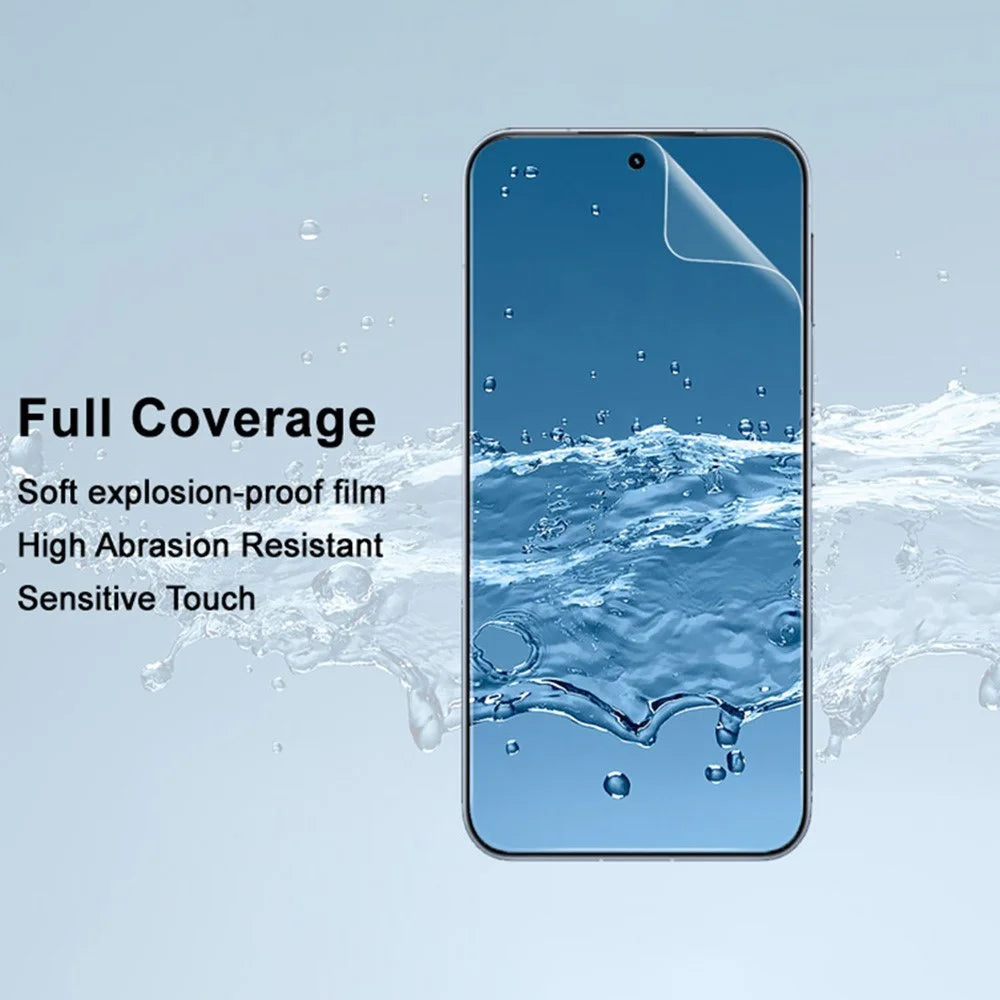 IMAK Hydrogel Film 4th For Honor 400 5G (Global) Screen Protector Ultra Clear Soft TPU Film (Fingerprint Unlock) - Transparent - 4