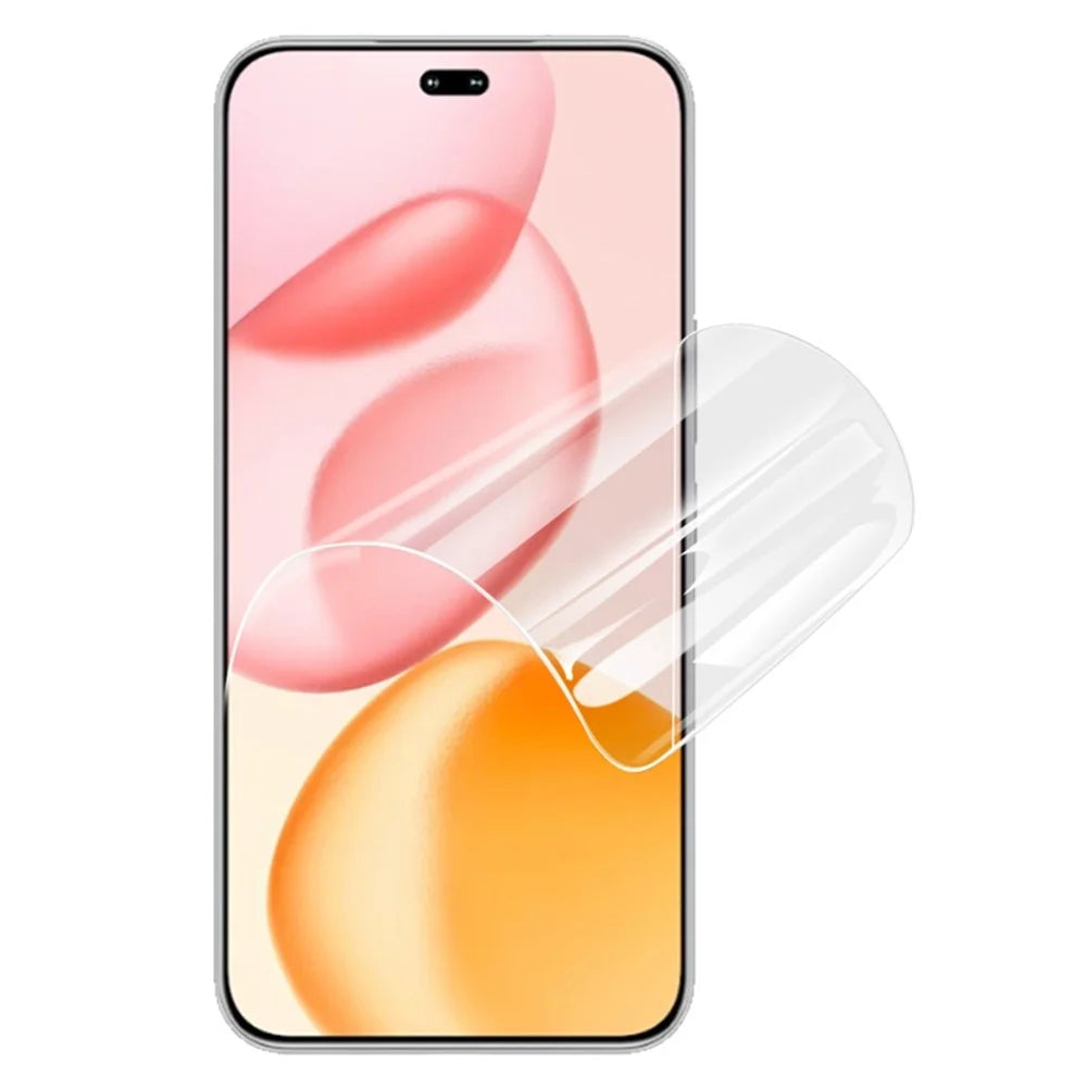 IMAK Hydrogel Film 4th For Honor 400 Pro 5G (Global) Screen Protector Ultra Clear Soft TPU Film (Fingerprint Unlock) - Transparent - 2