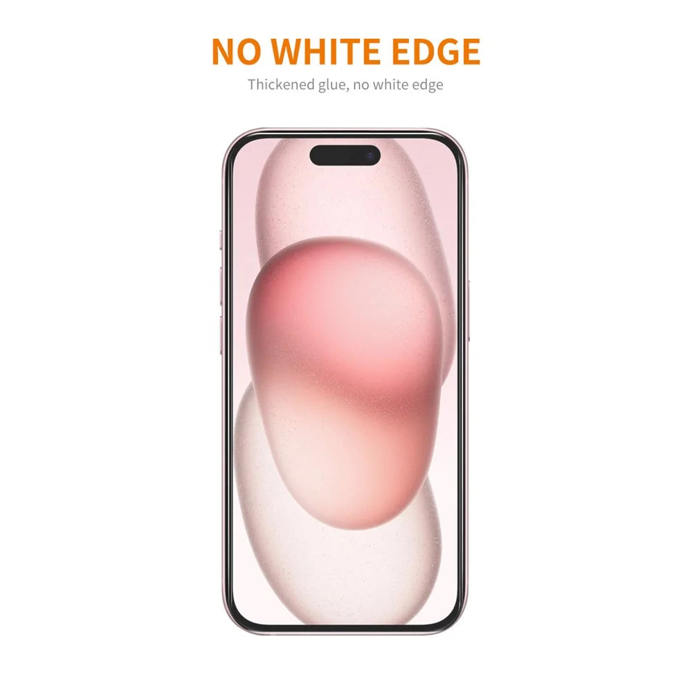 ENKAY HAT PRINCE 2Pcs For iPhone Air Screen Protector Thick Adhesive 9H Arc Edges High Aluminium-Silicon Glass Film - 2