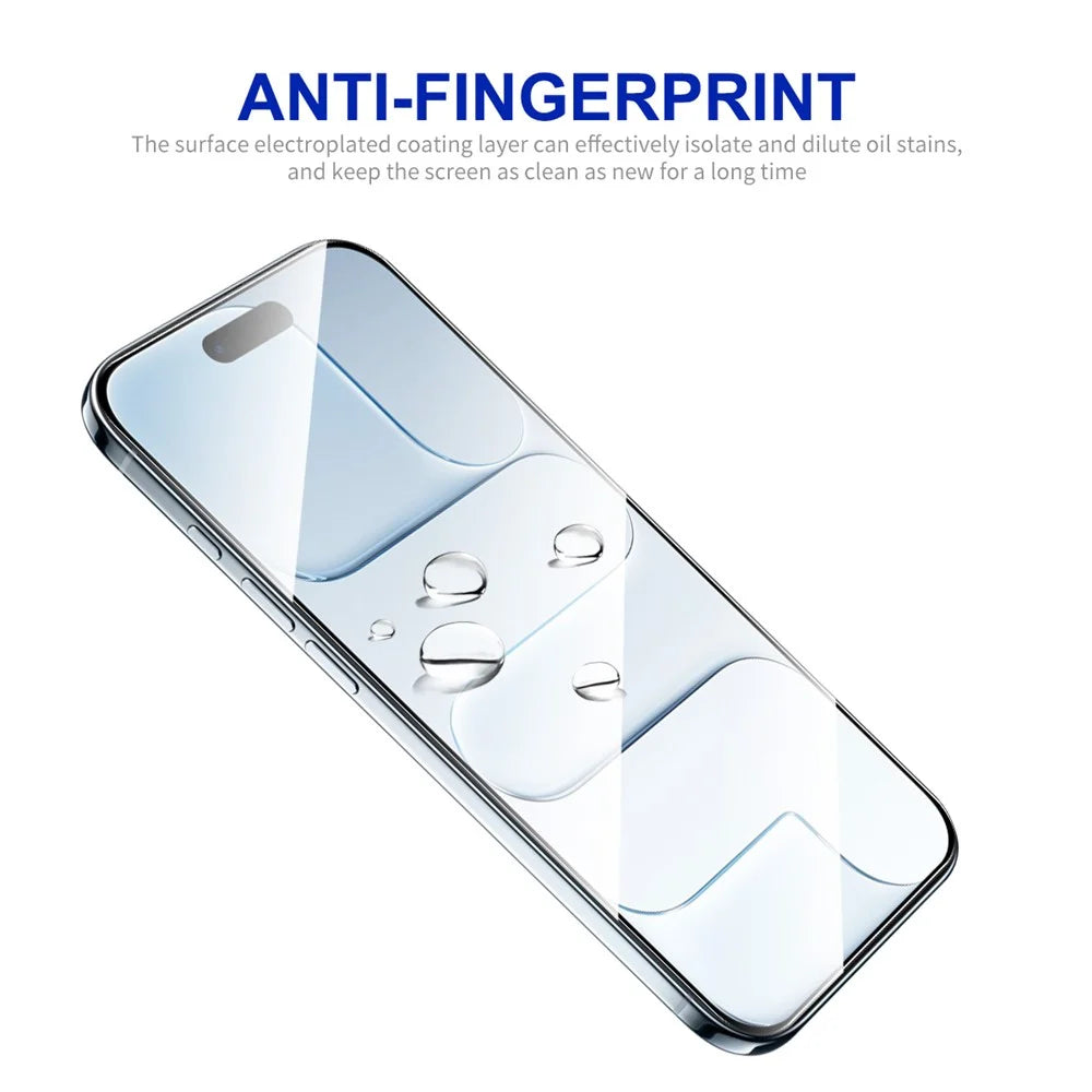 ENKAY HAT PRINCE For iPhone Air Screen Protector Thick Adhesive 0.26mm 2.5D High Aluminium-Silicon Glass Film - 5