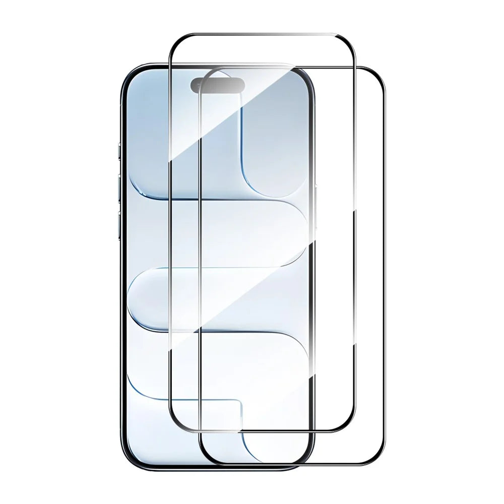 ENKAY HAT PRINCE 2Pcs For iPhone Air Screen Protector Thick Adhesive 0.26mm 2.5D High Aluminium-Silicon Glass Film - 1