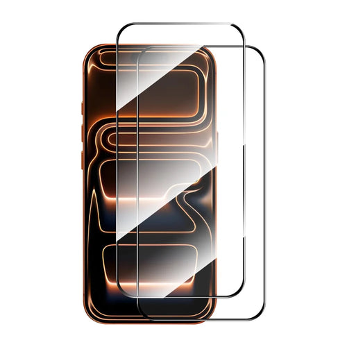 ENKAY HAT PRINCE 2Pcs For iPhone 18 Pro Max / 17 Pro Max Screen Protector Thick Adhesive 0.26mm 2.5D High Aluminium-Silicon Glass Film - 1