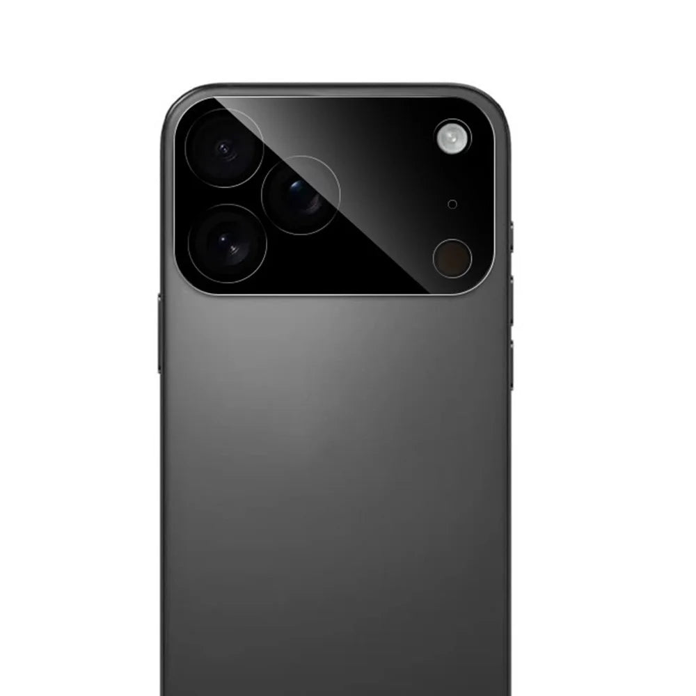 RURIHAI For iPhone 17 Pro Camera Lens Protector Clear Black Circle 3D High Aluminum-Silicon Glass Lens Film - 2