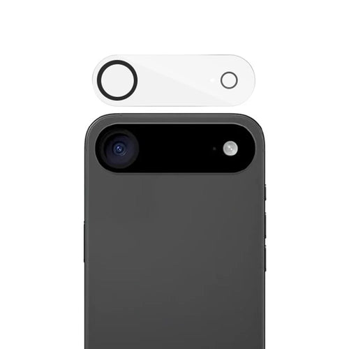 RURIHAI For iPhone Air Camera Lens Protector Clear Black Circle 3D High Aluminum-Silicon Glass Lens Film - 1