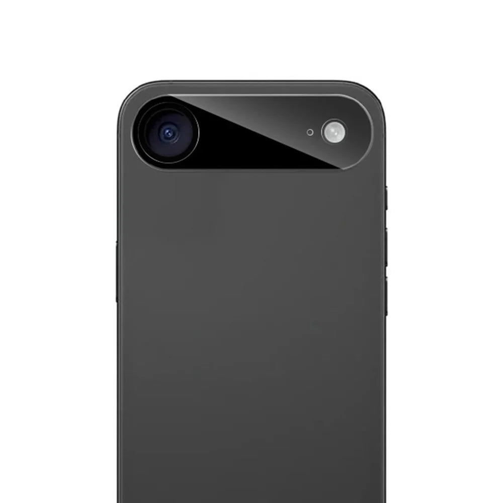 RURIHAI For iPhone Air Camera Lens Protector Clear Black Circle 3D High Aluminum-Silicon Glass Lens Film - 2