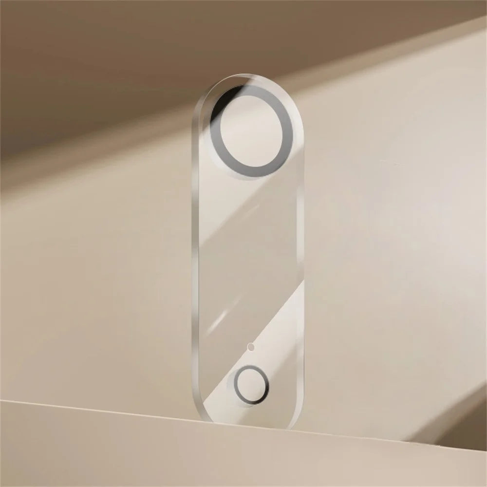 RURIHAI For iPhone Air Camera Lens Protector Clear Black Circle 3D High Aluminum-Silicon Glass Lens Film - 4