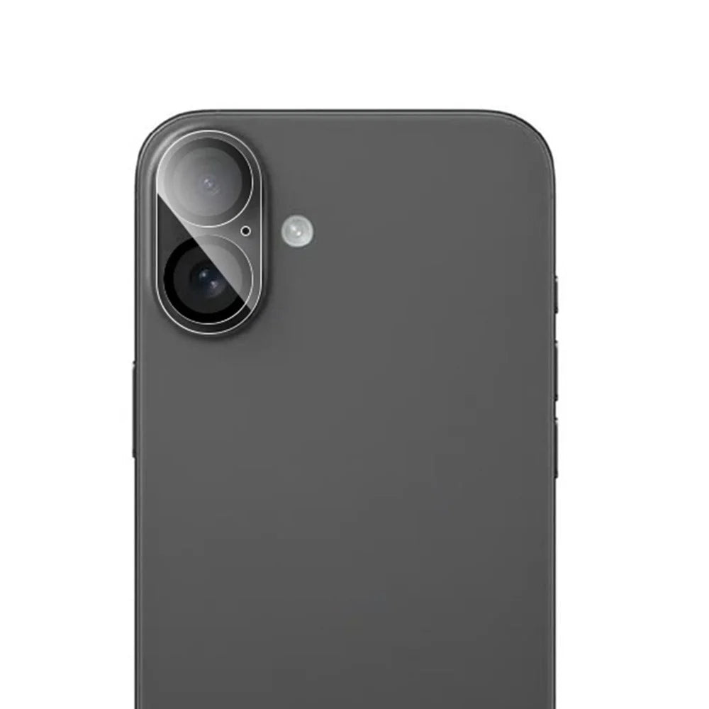 RURIHAI For iPhone 17 Camera Lens Protector Clear Black Circle 3D High Aluminum-Silicon Glass Lens Film - 2