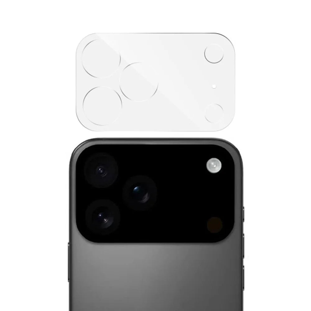 RURIHAI For iPhone 17 Pro Max Camera Lens Protector 3D Clear High Aluminum-Silicon Glass Lens Film - 1