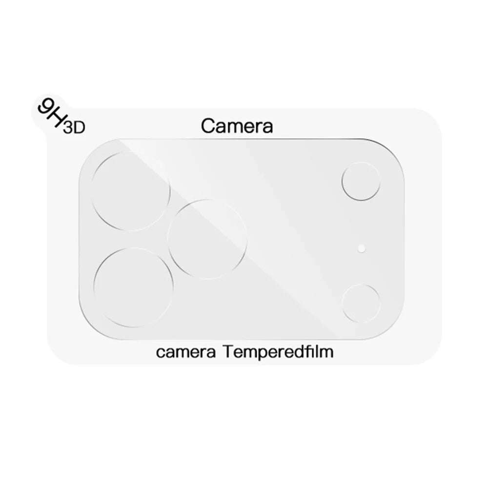 RURIHAI For iPhone 17 Pro Max Camera Lens Protector 3D Clear High Aluminum-Silicon Glass Lens Film - 3