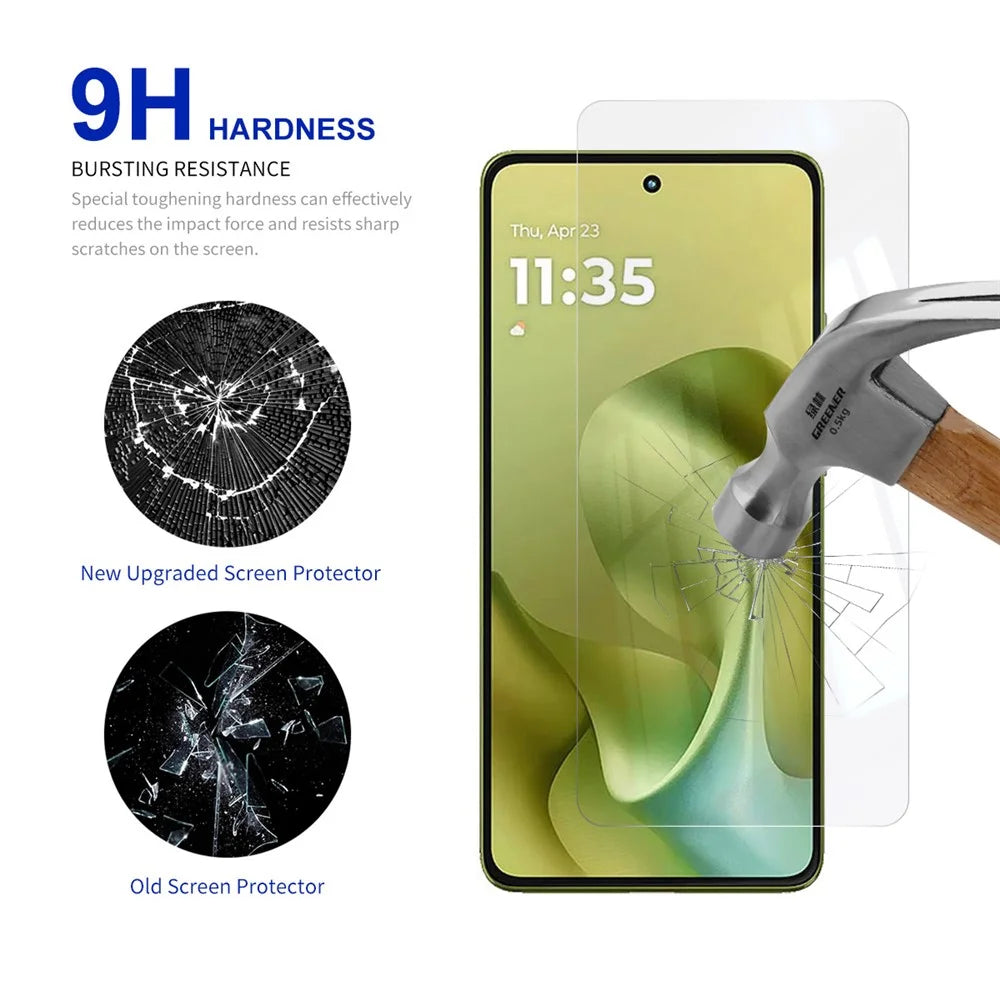RURIHAI For Motorola Moto G86 5G / G86 Power 5G Screen Protector 0.26mm 2.5D High Aluminium Silicon Glass Film - 3