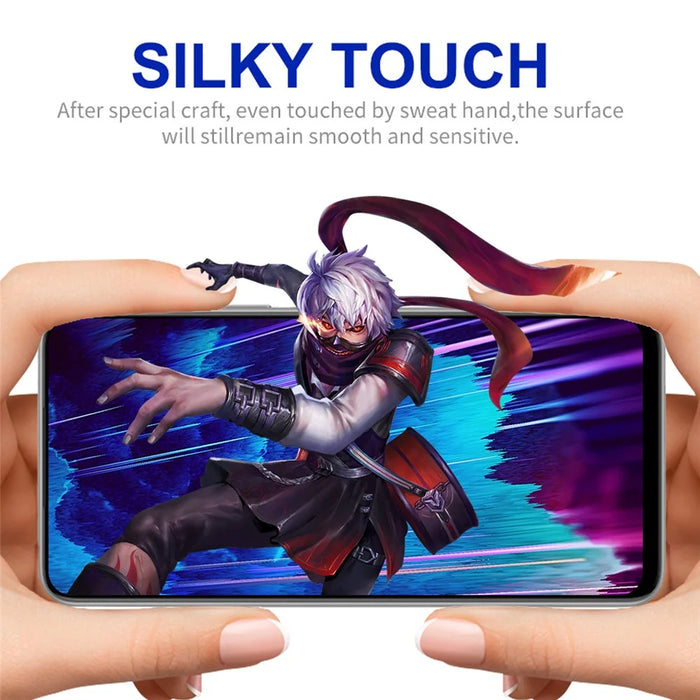 RURIHAI 10Pcs For Samsung Galaxy A08 5G / A08 4G / A07 4G High Aluminium-Silicon Glass Film 0.26mm 2.5D Screen Protector - 4