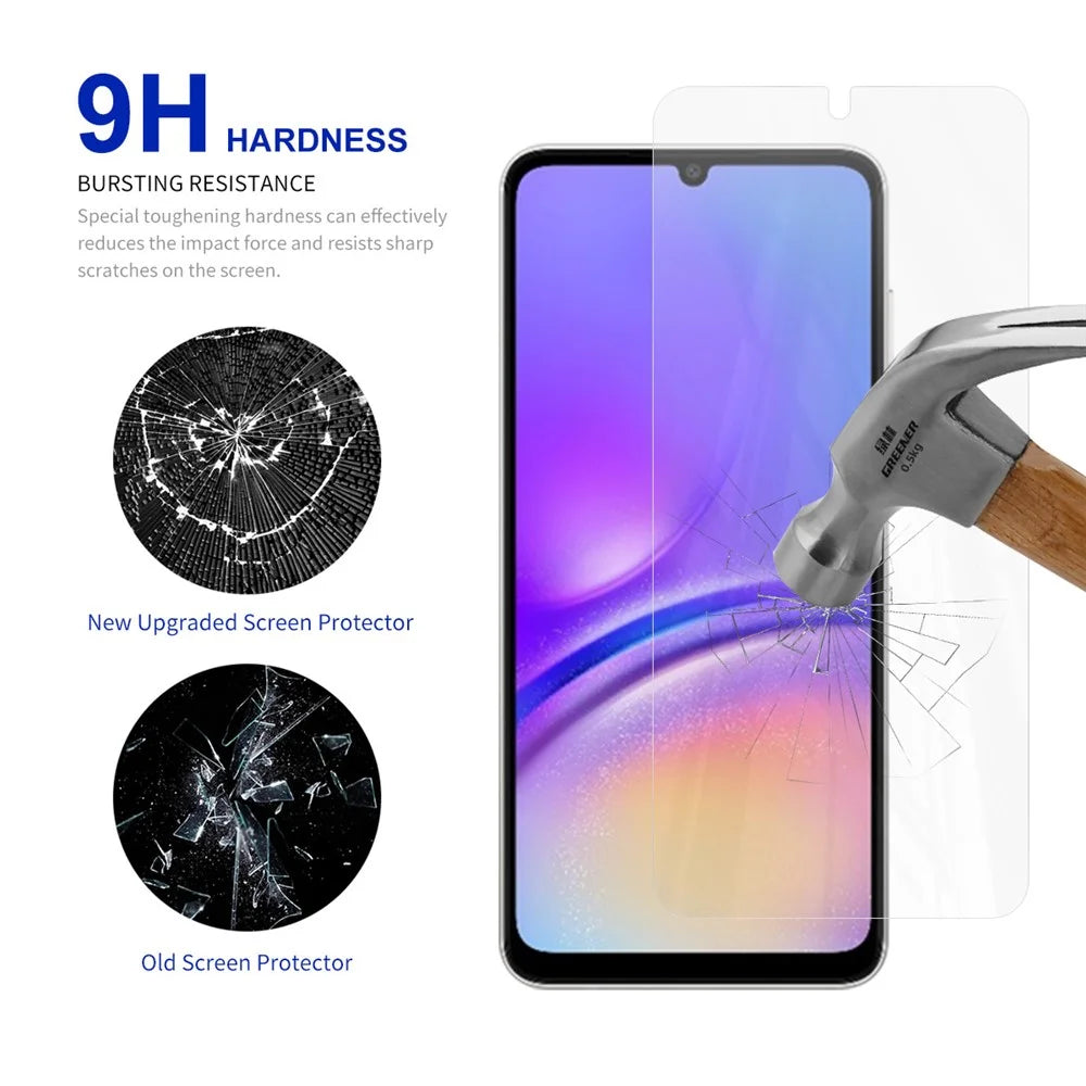 RURIHAI For Samsung Galaxy A08 5G / A08 4G / A07 4G Screen Protector 0.26mm 2.5D High Aluminium Silicon Glass Film - 3