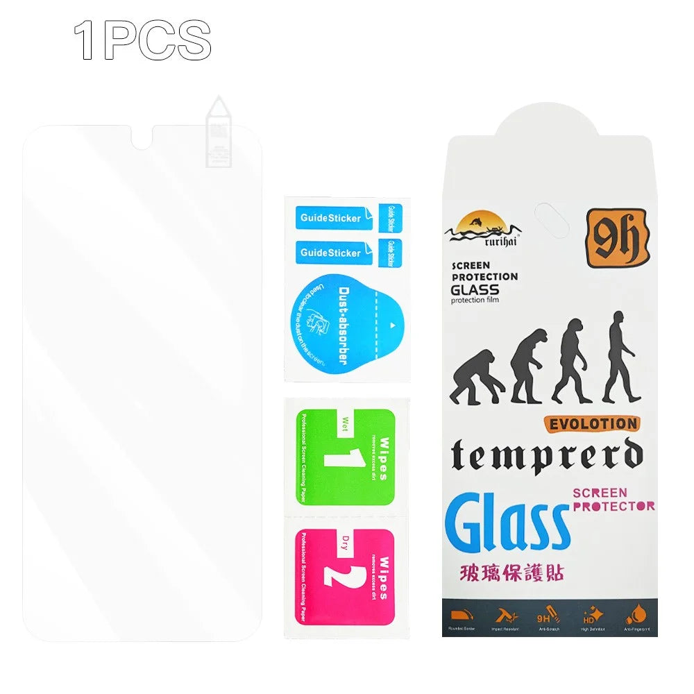 RURIHAI Screen Protector For Samsung Galaxy A18 5G / A18 4G / A17 5G / A17 4G / A26 5G / A16 5G / A16 4G 0.26mm 2.5D High Aluminium Silicon Glass Film - 7
