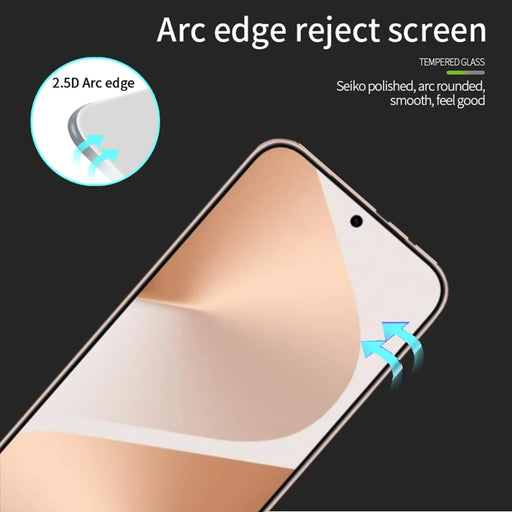 MOFI For Huawei Pura 80 Screen Protector  9H Full Glue Full Coverage High Aluminum-Silicon Glass Film - Black - 2
