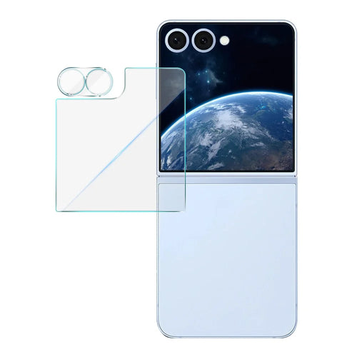 IMAK For Samsung Galaxy Z Flip8 / Z Flip7 5G Camera Lens Film + Tempered Glass Rear Screen Protector - 1