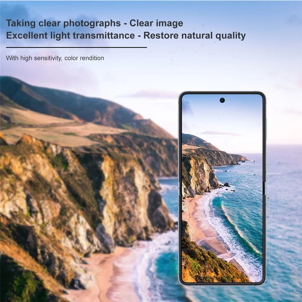 IMAK For Samsung Galaxy Z Flip8 / Z Flip7 5G Camera Lens Film + Tempered Glass Rear Screen Protector - 6