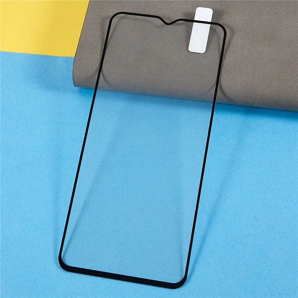 Full Glue Full Cover Silk Printing Tempered Glass Film for Nokia C21, Ultra Clear Anti-explosion Screen Protector - 3
