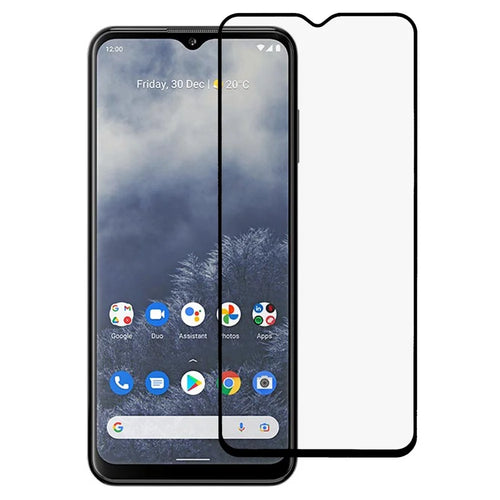 For Nokia G60 5G Full Cover Silk Printing Screen Protector Anti-scratch Full Glue Tempered Glass Film - 1