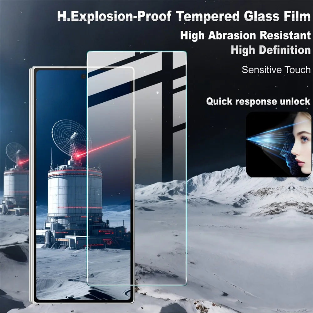 IMAK H Series For Samsung Galaxy Z Fold8 Ultra / Z Fold7 5G Tempered Glass Screen Protector Shatter-Proof Protection - 3