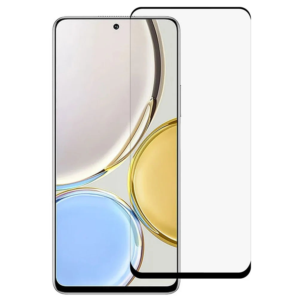 Full Glue Tempered Glass Screen Protector for Honor X9 4G, Full Cover Silk Printing Ultra Clear Protective Film - 1