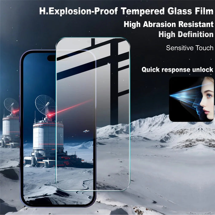 IMAK H Series For iPhone 17 Pro Max Tempered Glass Screen Protector Shatter-Proof Protection - 3