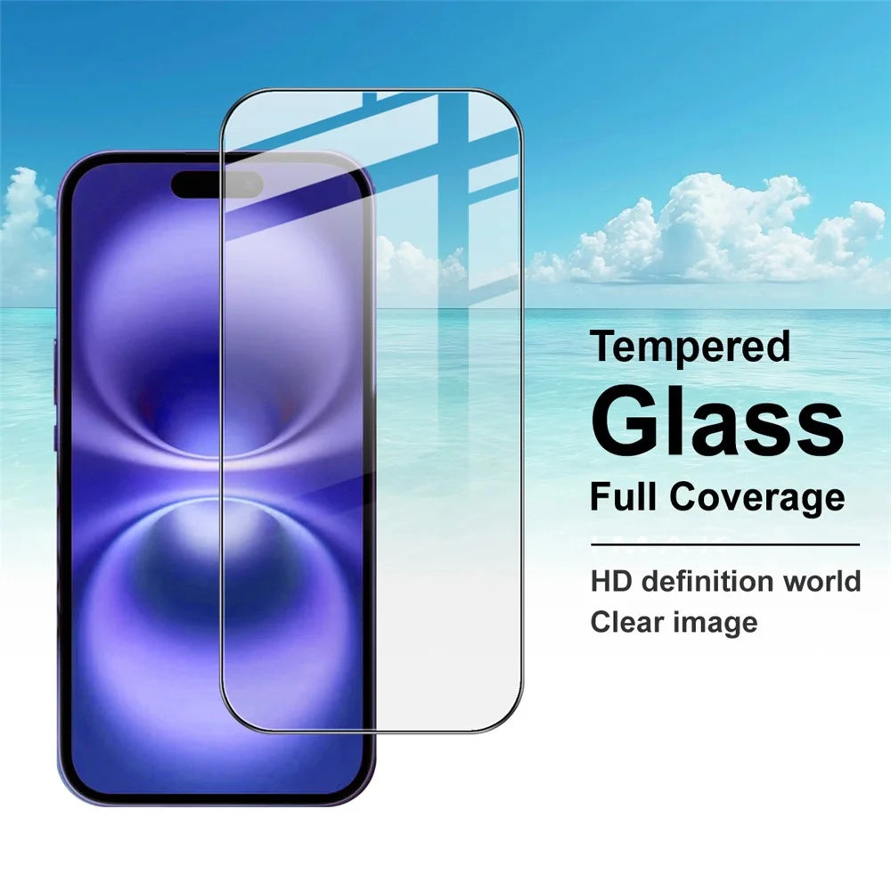 IMAK Pro+ Series For iPhone 18 Pro Max / 17 Pro Max Tempered Glass Full Screen Protector Sensitive Touch Film - 2