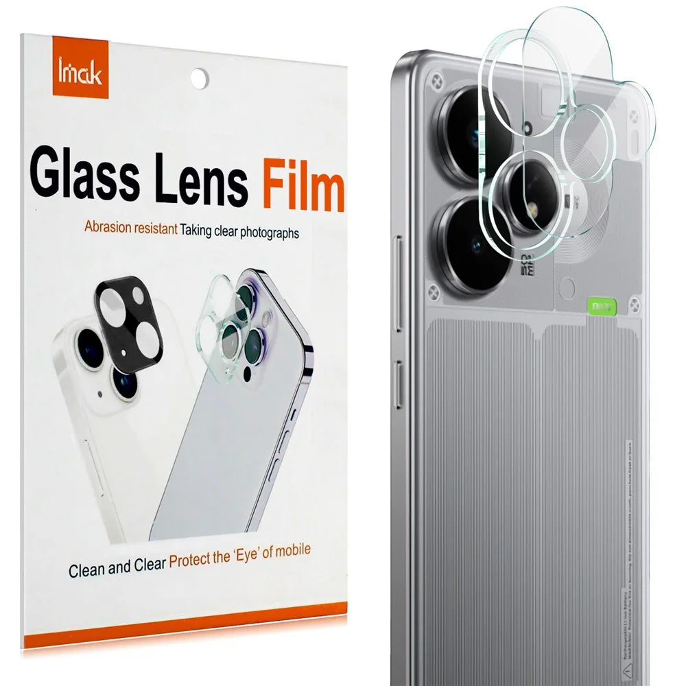 IMAK For Realme Neo7 Turbo 5G Tempered Glass Camera Lens Protector + Acrylic Lens Cap - 6
