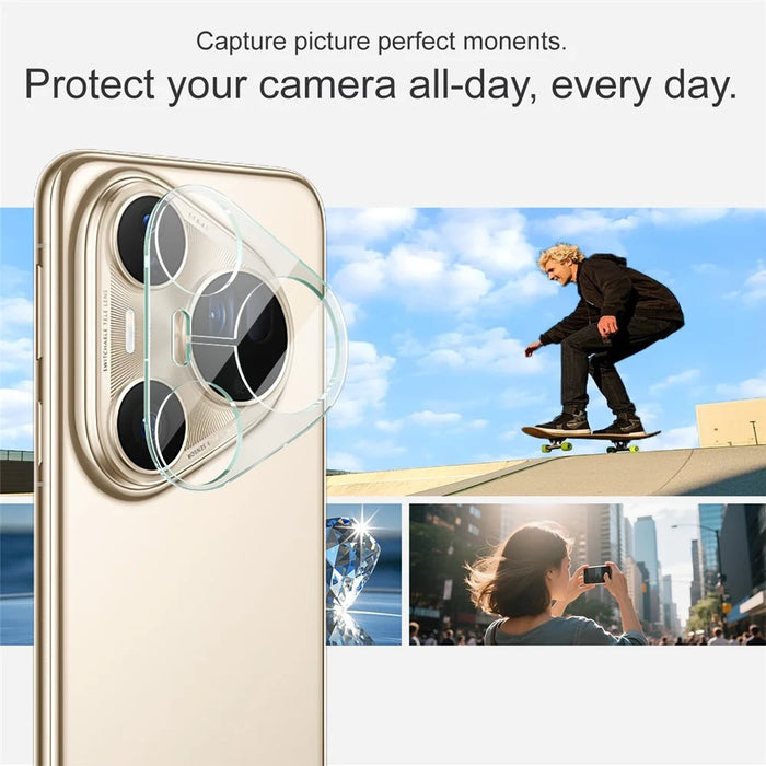 IMAK For Huawei Pura 80 Ultra Tempered Glass Camera Lens Protector + Acrylic Lens Cap - 4