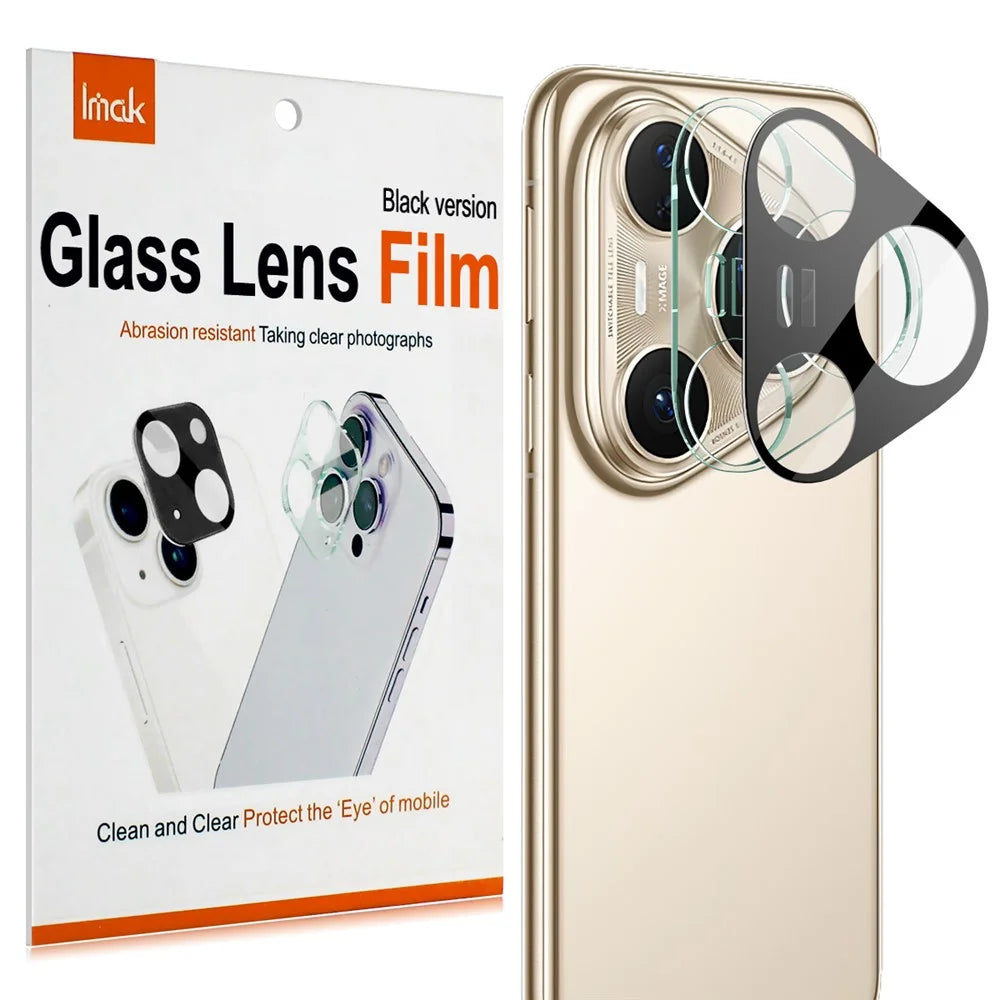 IMAK For Huawei Pura 80 Ultra Camera Lens Protector Tempered Glass HD Clear Lens Film (Black Version) - 6
