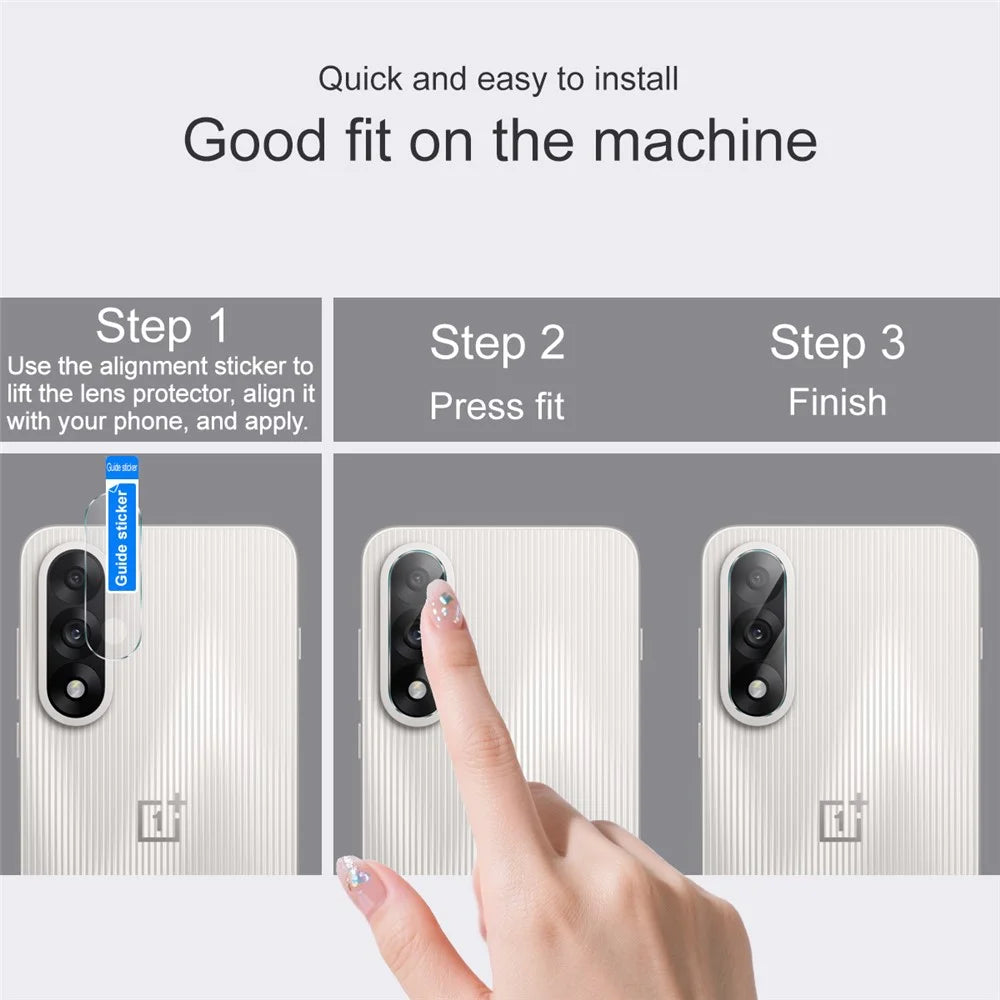 IMAK For OnePlus Ace 5 Ultra 5G / Nord 5 5G Camera Lens Protector HD Tempered Glass Rear Lens Film (Downsize Version) - 4