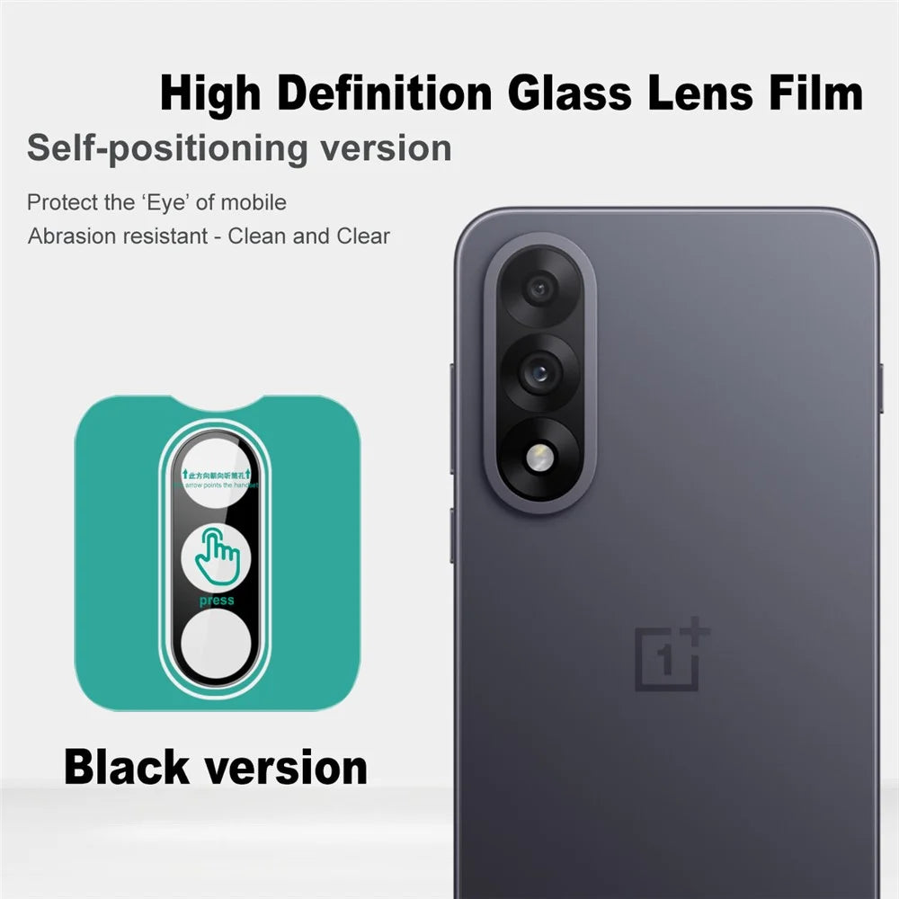 IMAK For OnePlus Ace 5 Ultra 5G / Nord 5 5G Tempered Glass Camera Lens Protector with Self Positioning Frame (Black Version) - 3