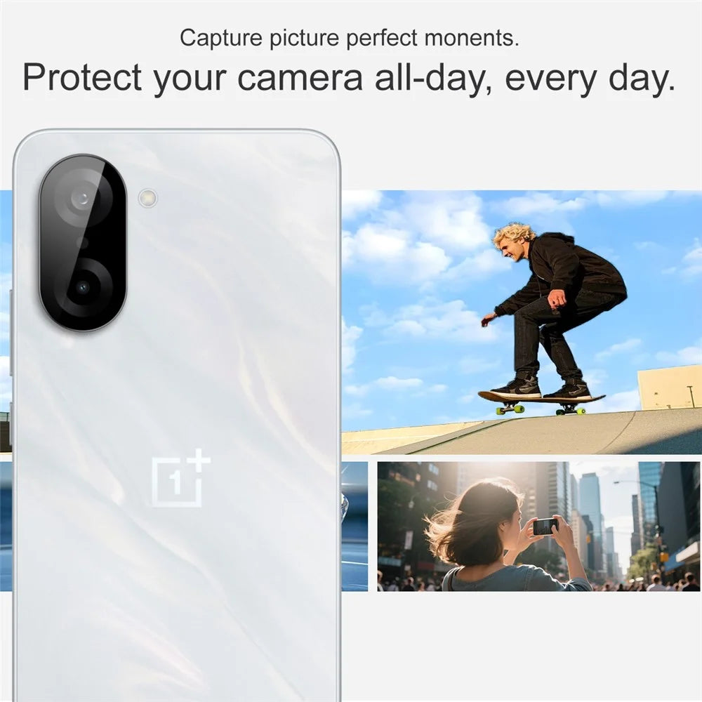 IMAK For OnePlus Ace 5 Racing 5G / Nord CE5 5G Camera Lens Protector Tempered Glass HD Clear Lens Film (Black Version) - 5