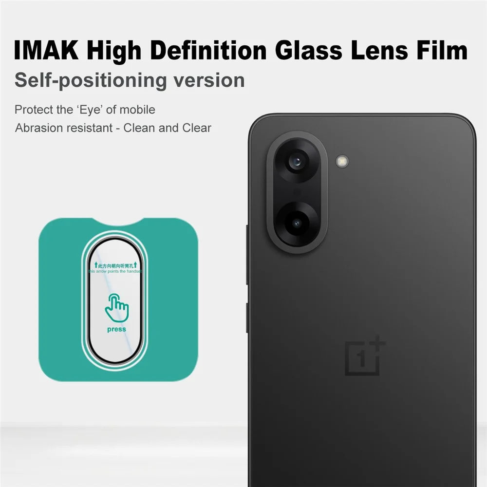 IMAK For OnePlus Ace 5 Racing 5G / Nord CE5 5G Camera Lens Protector Tempered Glass Lens Film with Self Positioning Frame - 3