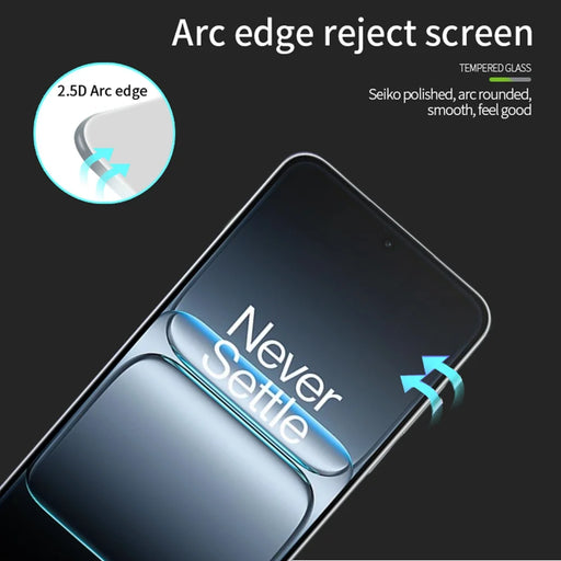 PINWUYO For OnePlus Nord 5 5G / Ace 5 Ultra 5G Tempered Glass Film  JK Series-2 9H Full Screen Protector - Black - 2